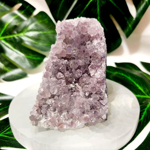 Amethyst Crystal Cluster with Large Flat Base Geode - Picture 7 of 13